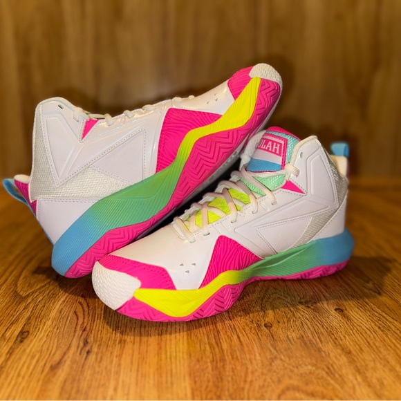 New in box MOOLAH basketball shoes, Neon Glo, size 7Y - Main Image